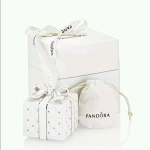 Porcelain gift box ornament